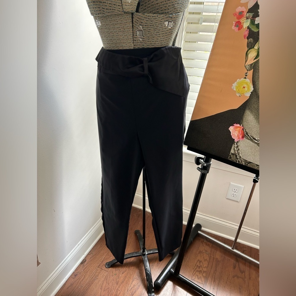 INC INTERNATIONAL CONCEPTS BOW FLAT FRONT TUXEDO PANTS SIZE 18